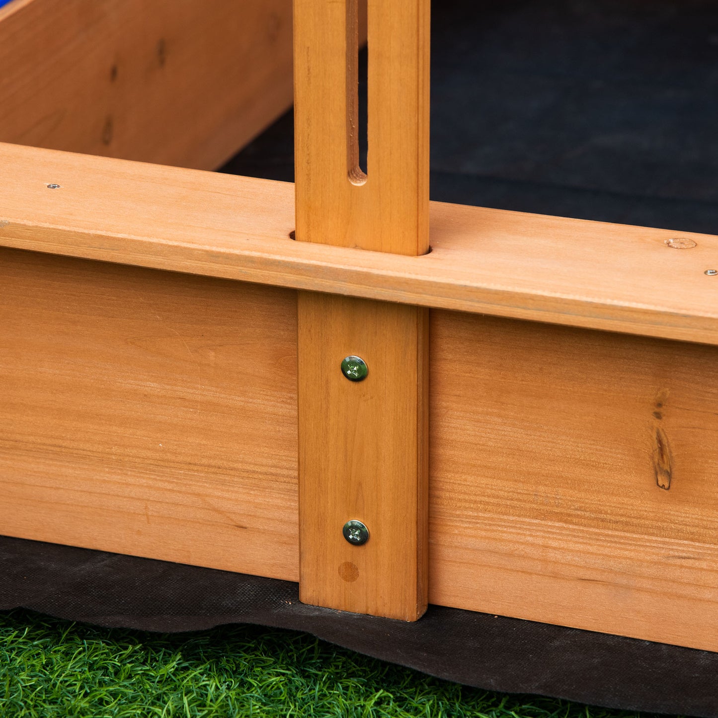 Sand Pit Kids Wooden Sandbox