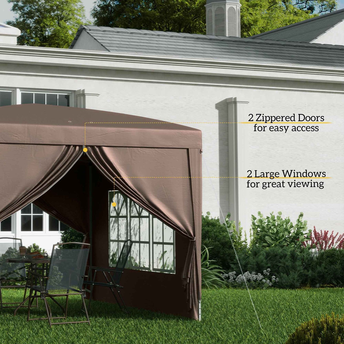 3 x 3 m Pop Up Gazebo, Wedding Party Canopy Tent Marquee