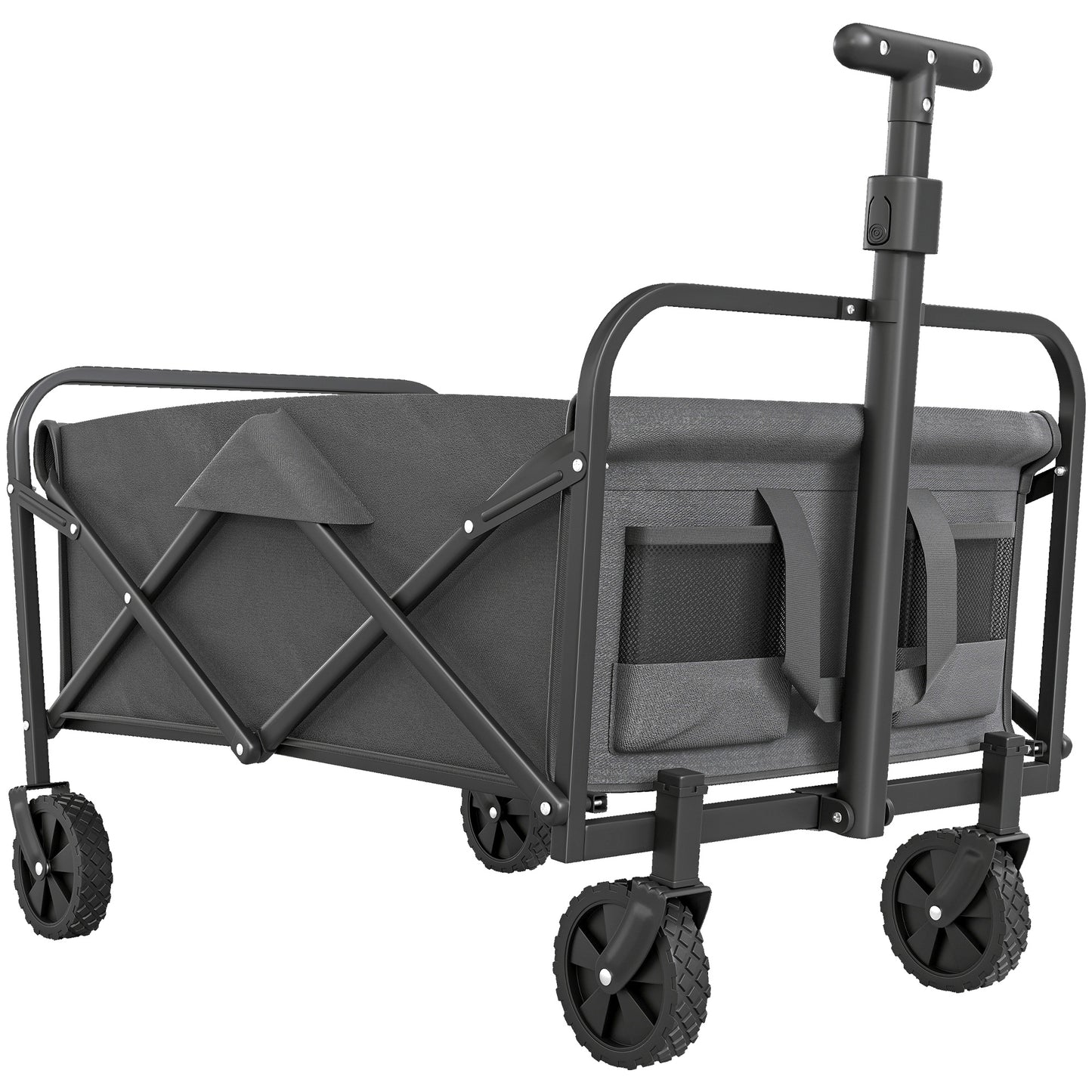 62L Festival Trolley on Wheels, Garden Folding Trolley Cart