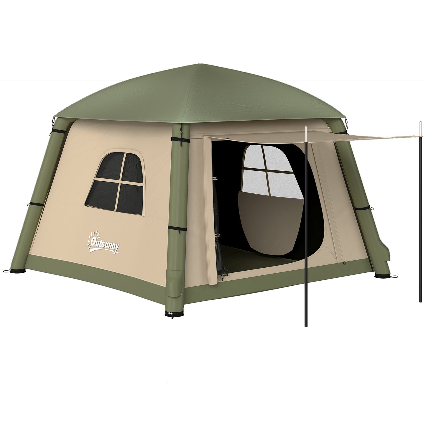 Inflatable Camping Tent w/ Hand Pump