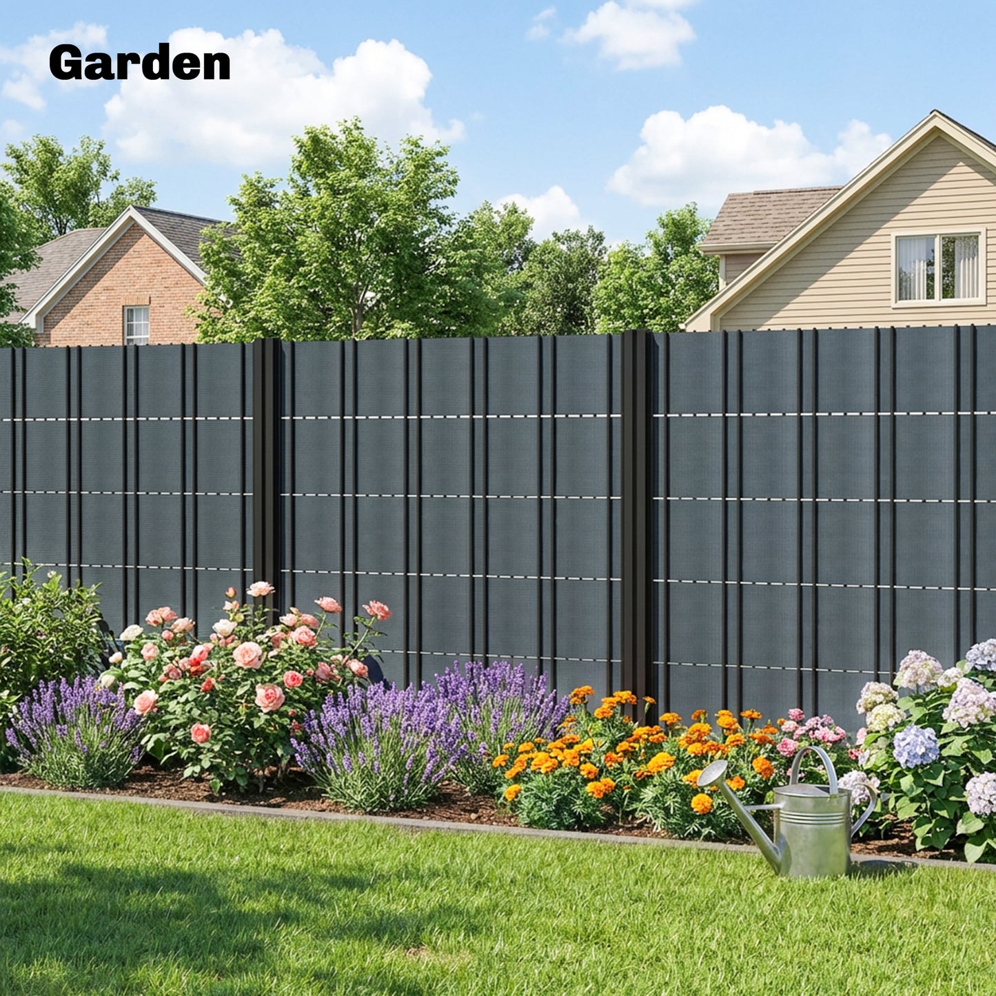 2Pcs Privacy Garden Screen Fence