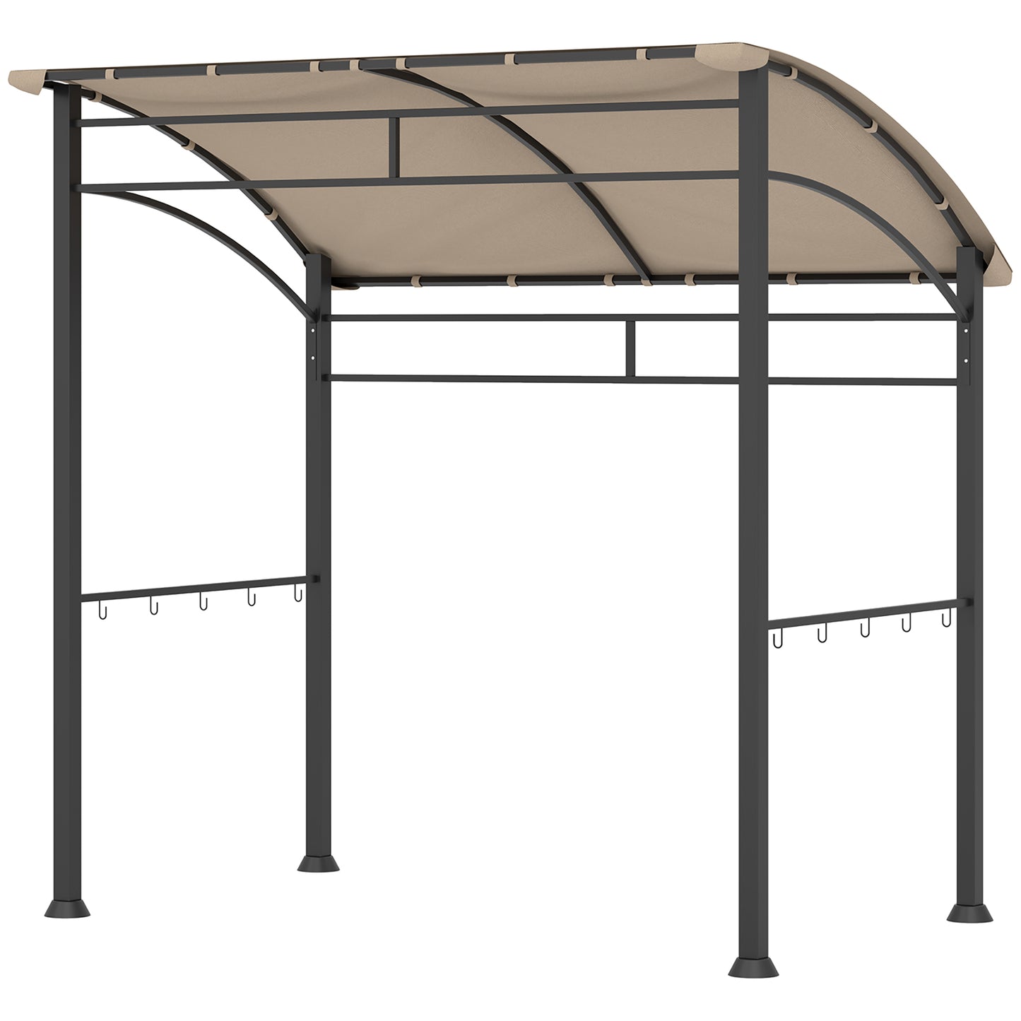 2.2 x 1.5 m BBQ Grill Gazebo Tent, Garden Grill with Metal Frame