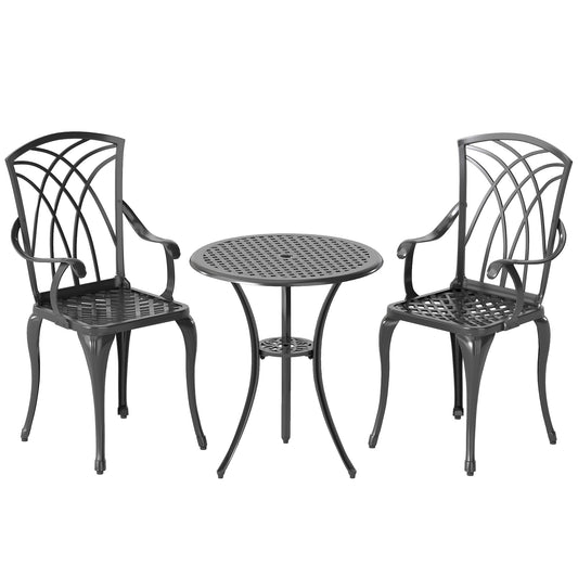 3 Pieces Garden Dining Set for 2