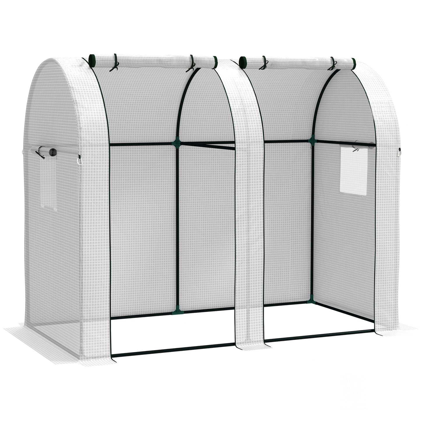 94 x 185cm Mini Two-Room Greenhouse