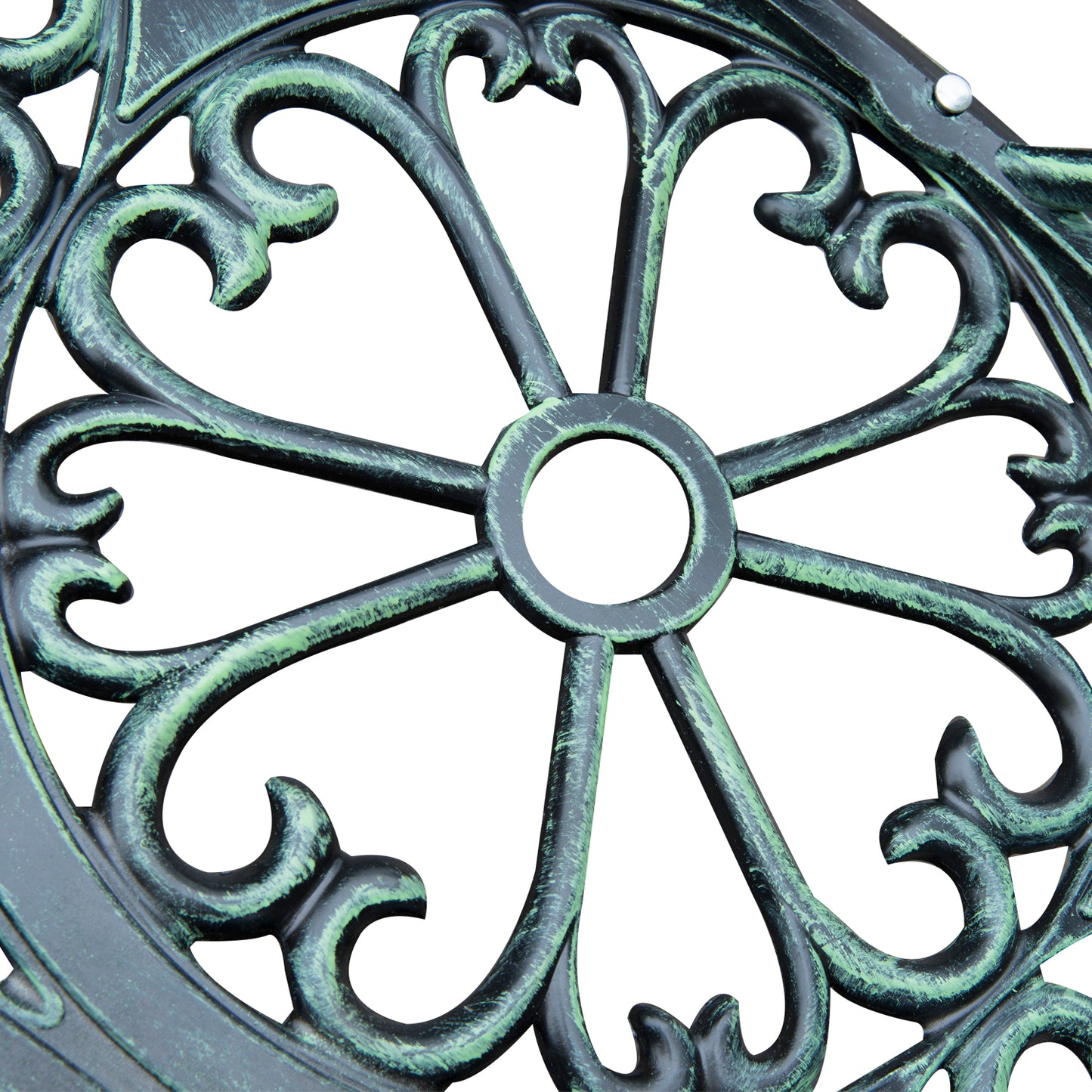 Cast Aluminum Garden Bench-Antique