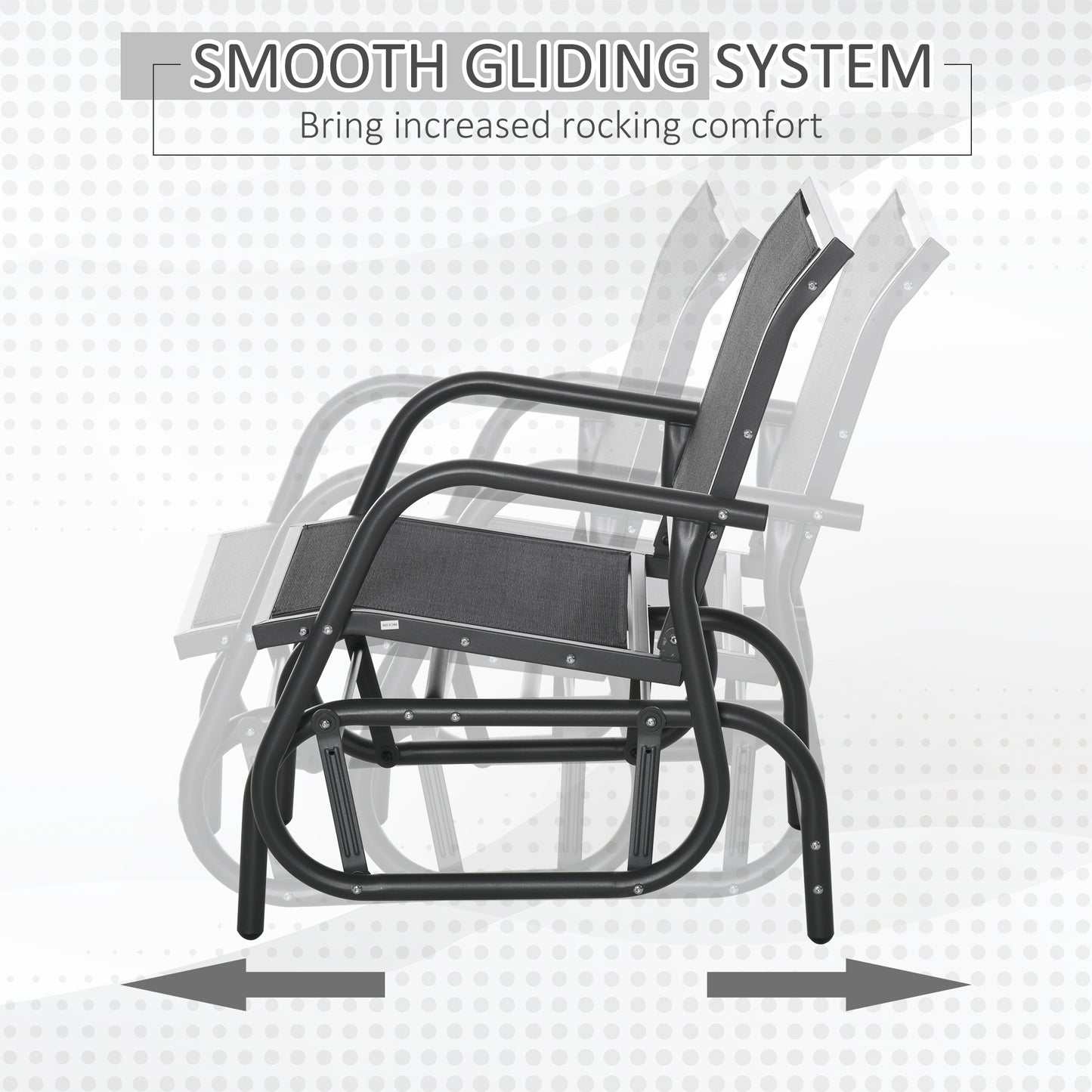 Outdoor Garden Glider Chair