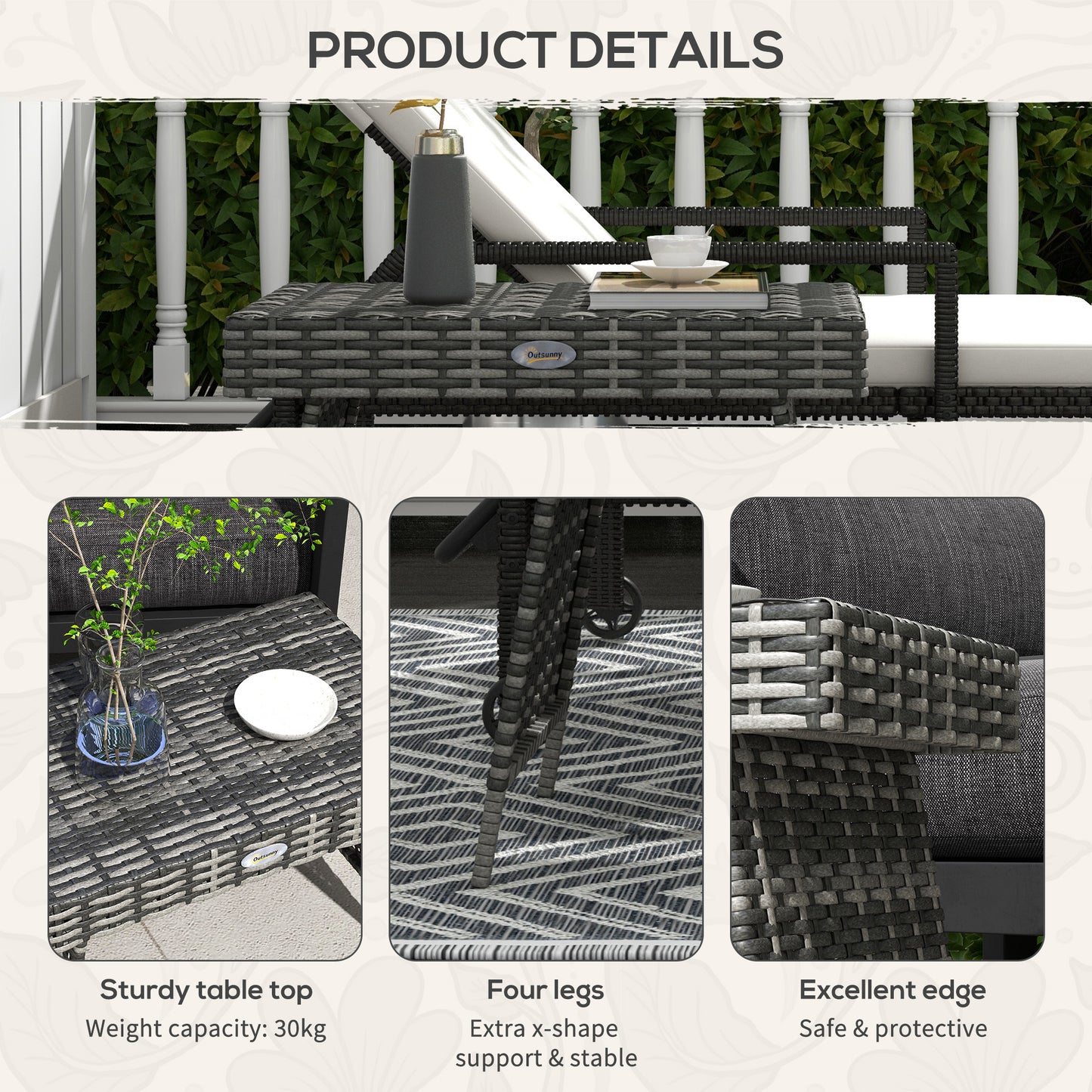 Foldable Outdoor Side Table