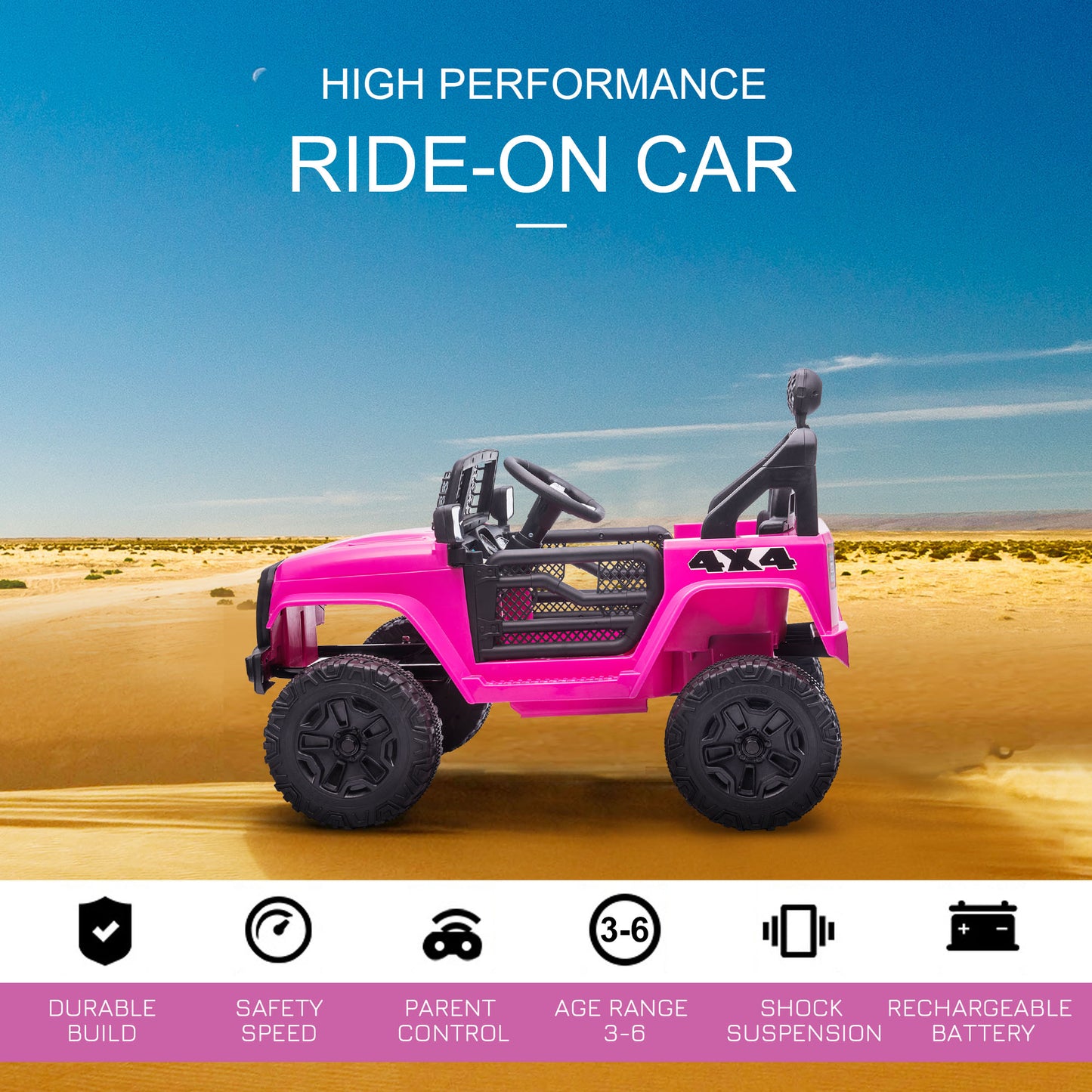 Kids Electric Ride On Car 12V Off Road Toy