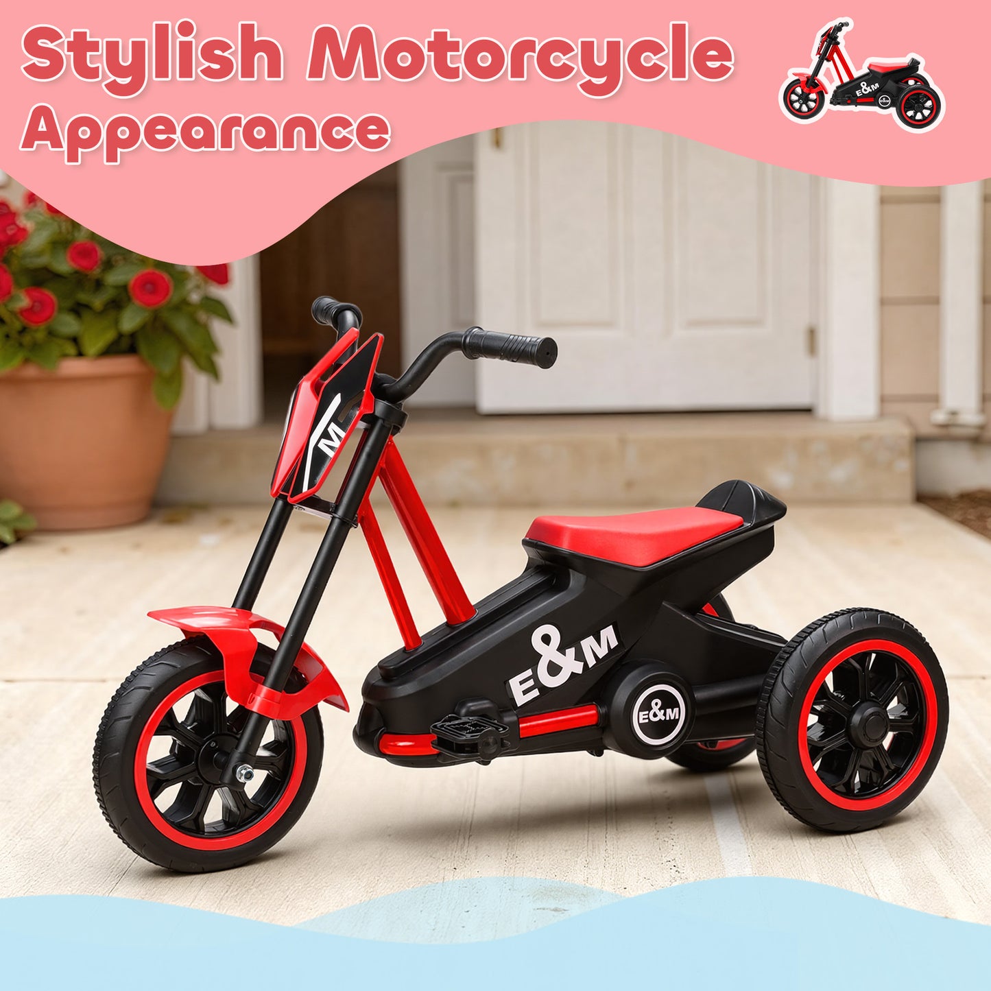 Kids Tricycle Baby Trike, Kids Trike with Pedal