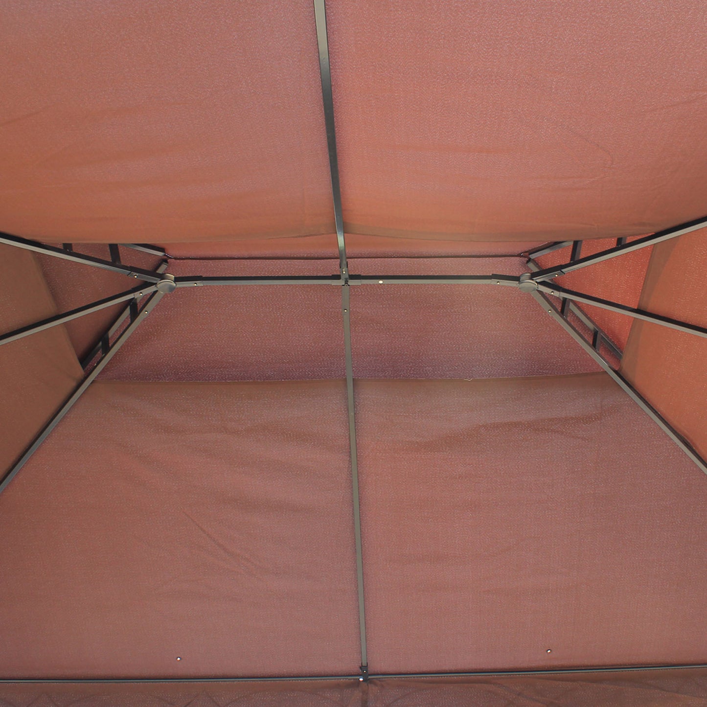 3 x 4m Garden Gazebo, Double Roof Marquee Canopy Shelter