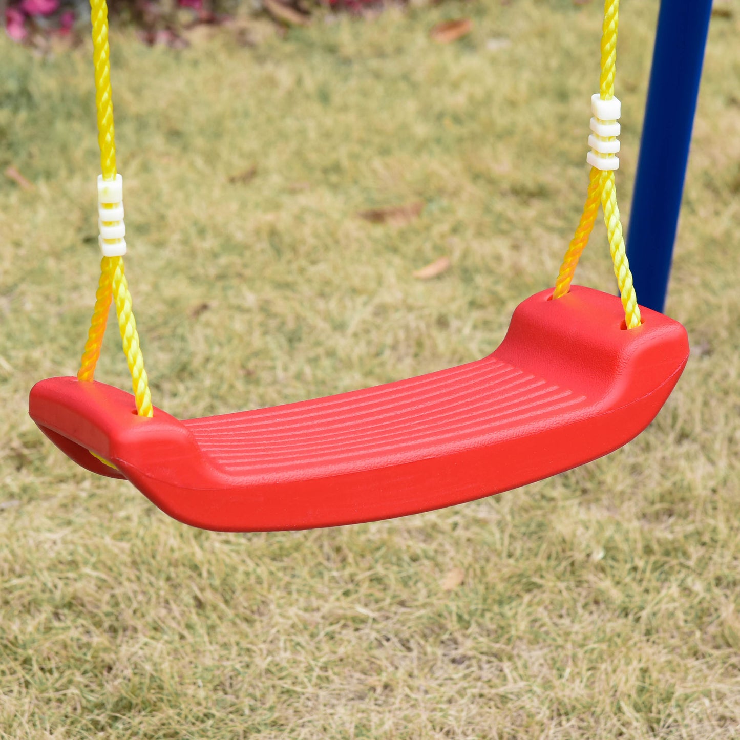 Kids Swing Set Toddler Swing Adjustable Rope Heavy Duty A-Frame