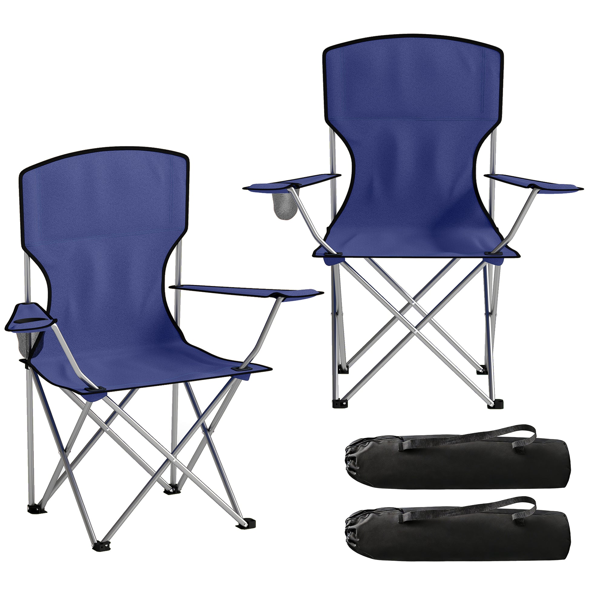Camping Chair Set of 2 Portable Folding Outdoor Camp Chair