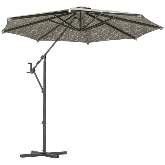 3(m) Convertible Cantilever Parasol and Centre-post Garden Parasol