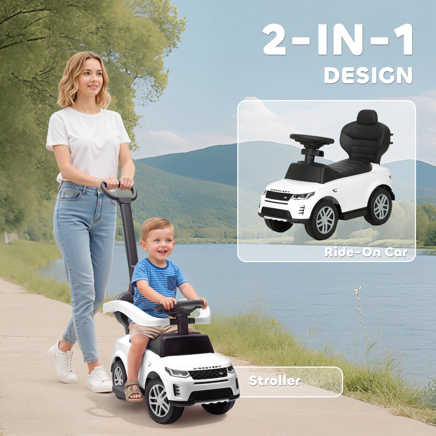 Land Rover Discovery Licensed Baby Push Car