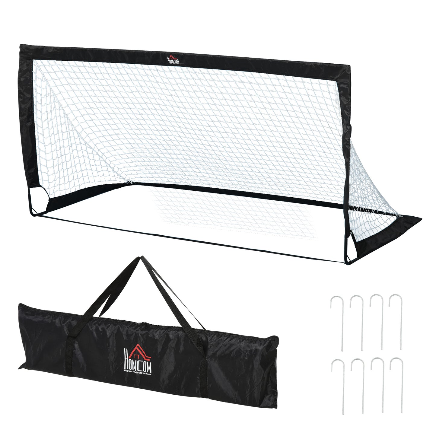 Set of 2 Football Goal Net 6 x 3 ft Foldable Outdoor Sport Training