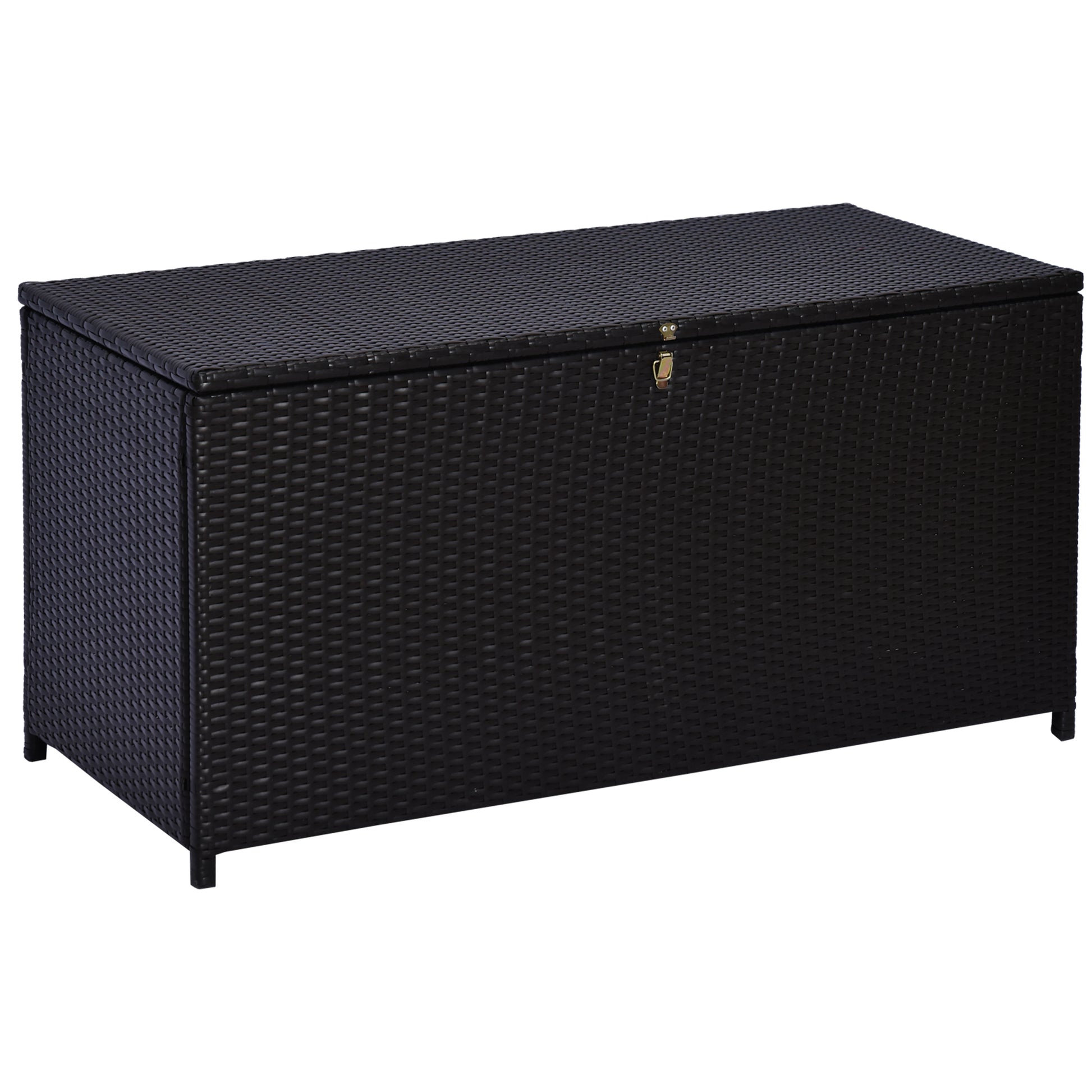 284 L Rattan Garden Storage Box