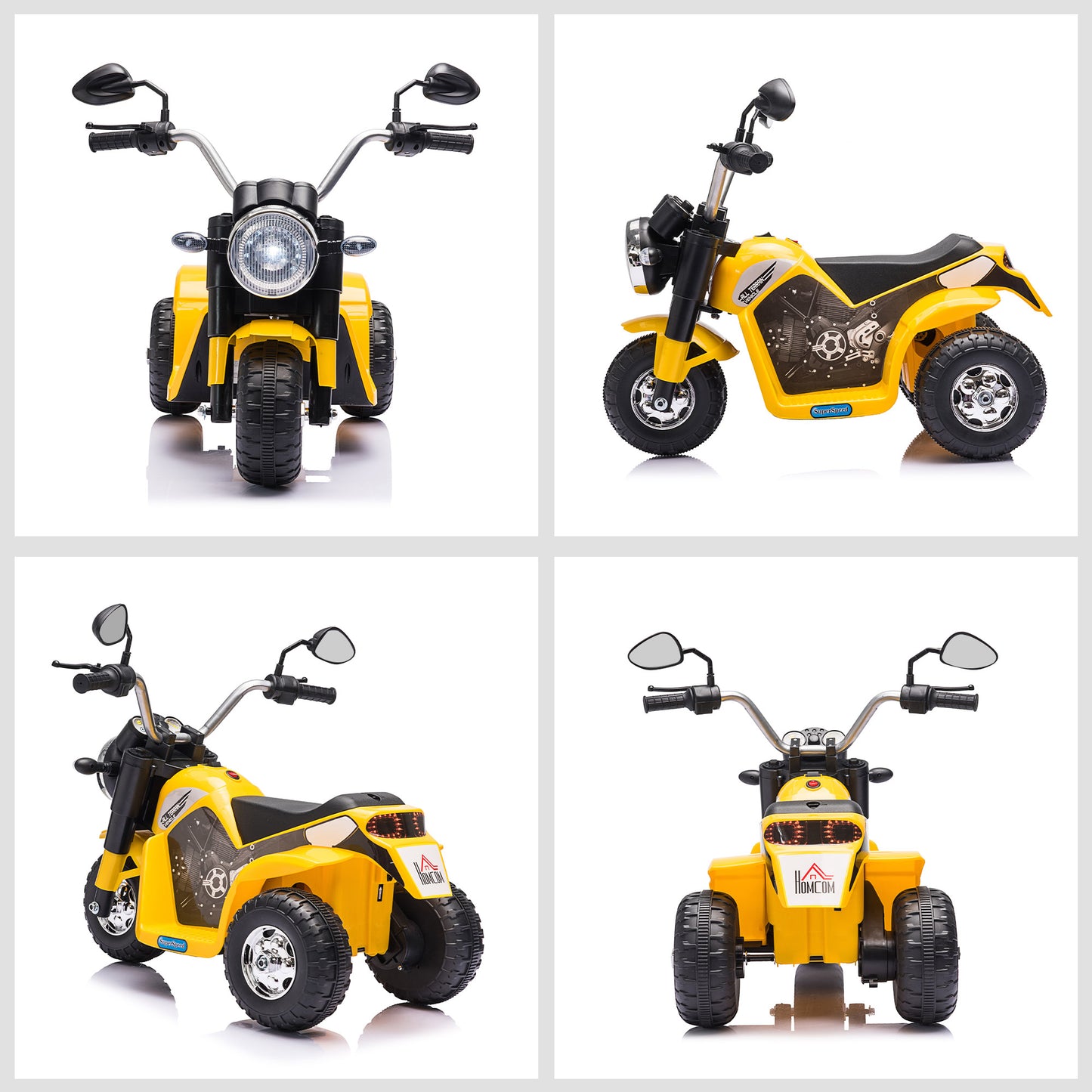6V Kids Electric Motorbike 3 Wheels Ride On Toy