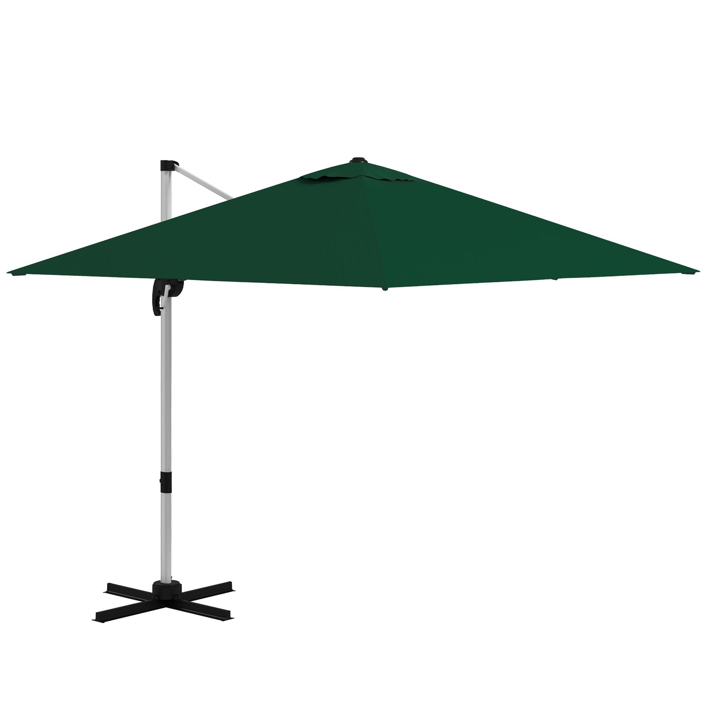 Square Cantilever Garden Parasol, with Five-Position Canopy