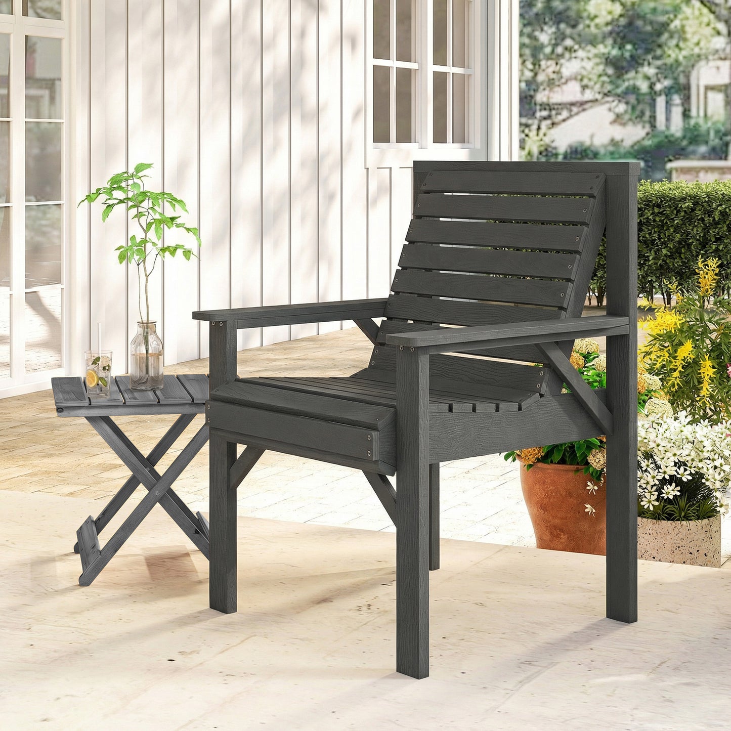 Wooden Garden Dining Chair