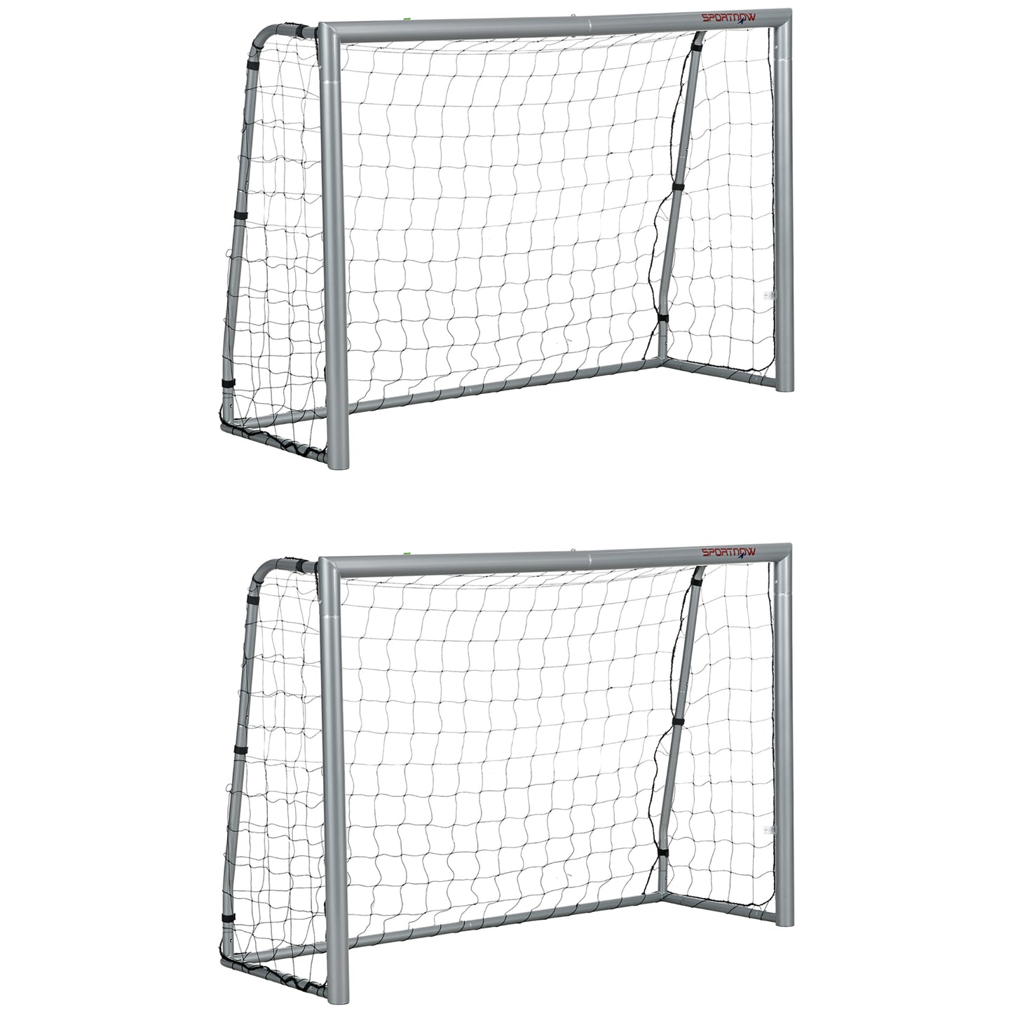 8ft x 5ft Football Goal, Set of 2 Football Net for Garden