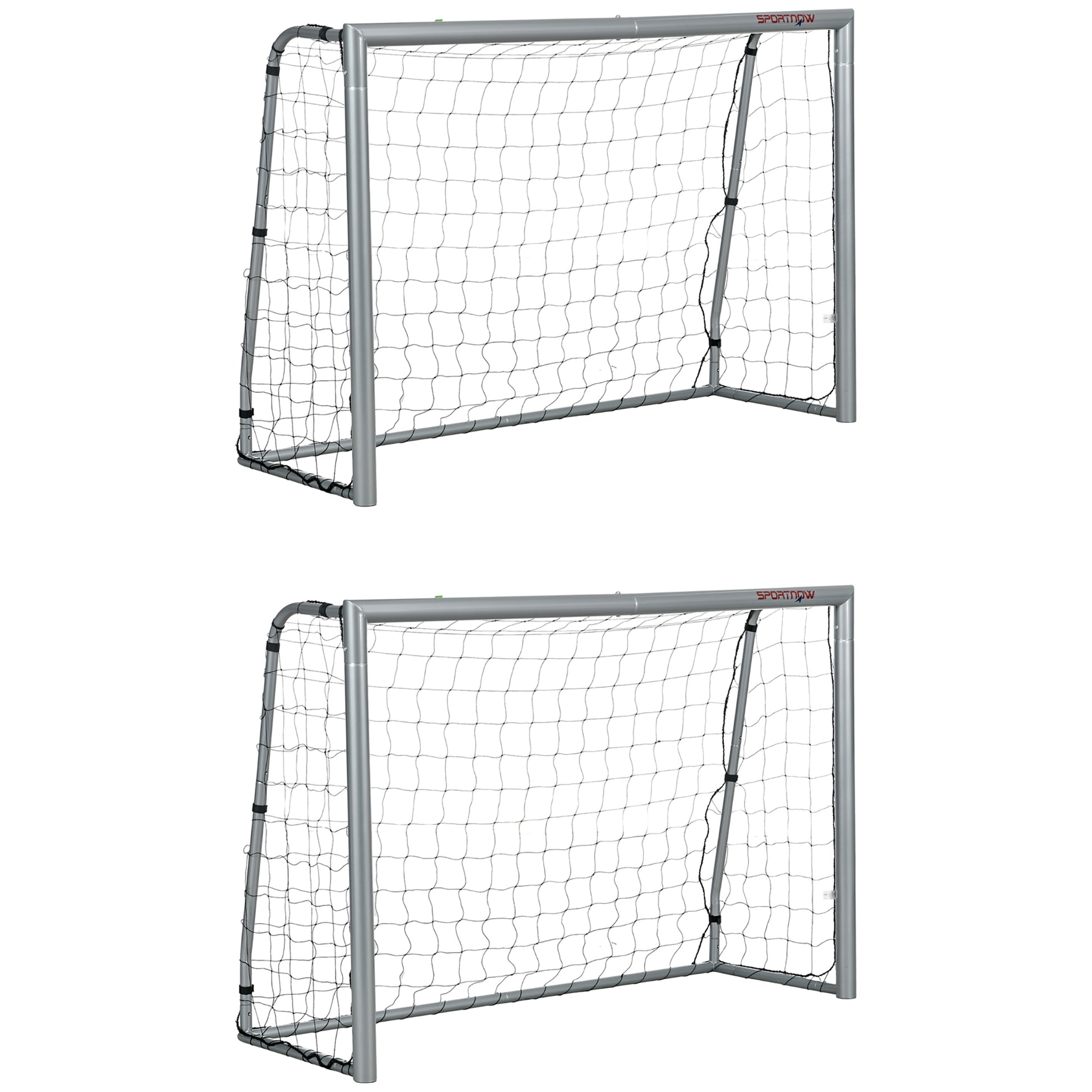 8ft x 5ft Football Goal, Set of 2 Football Net for Garden