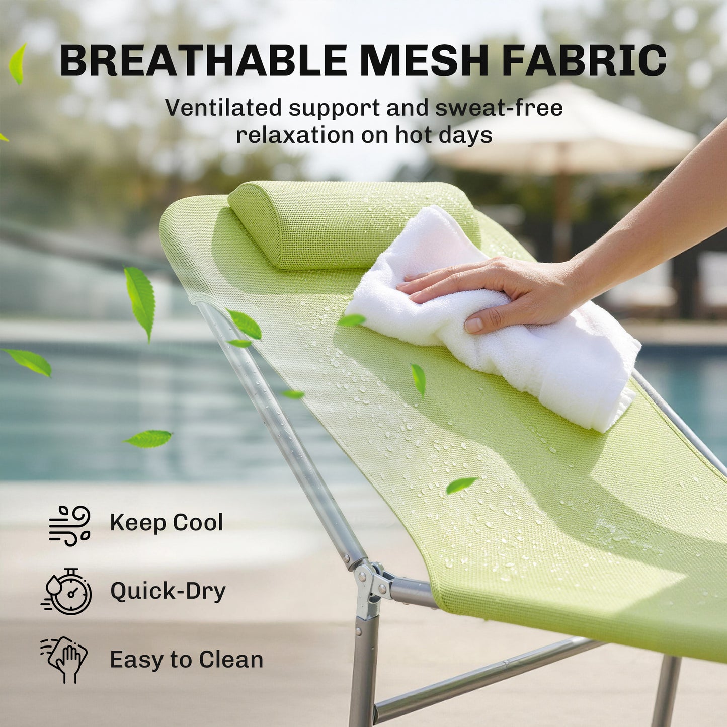 Single Folding Sun Lounger
