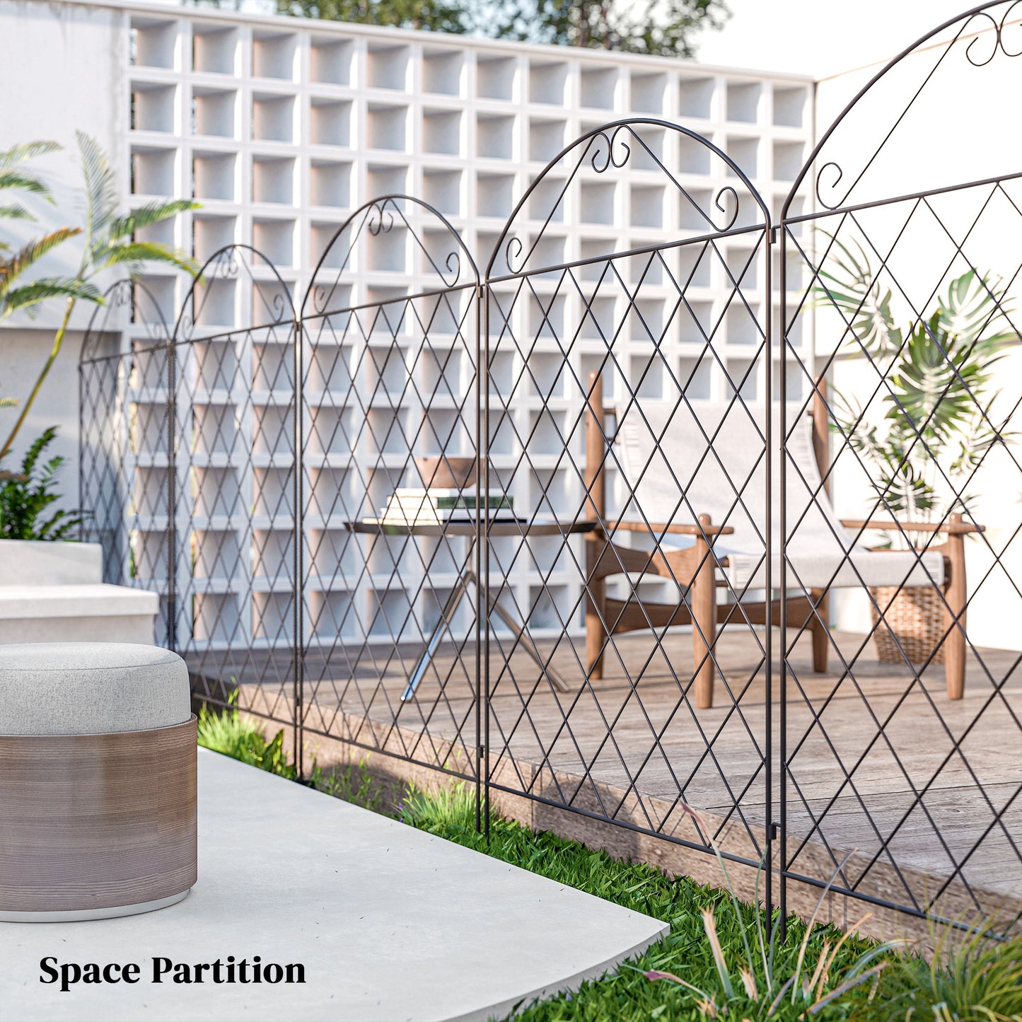 43in x 11.5ft Decorative Garden Fencing