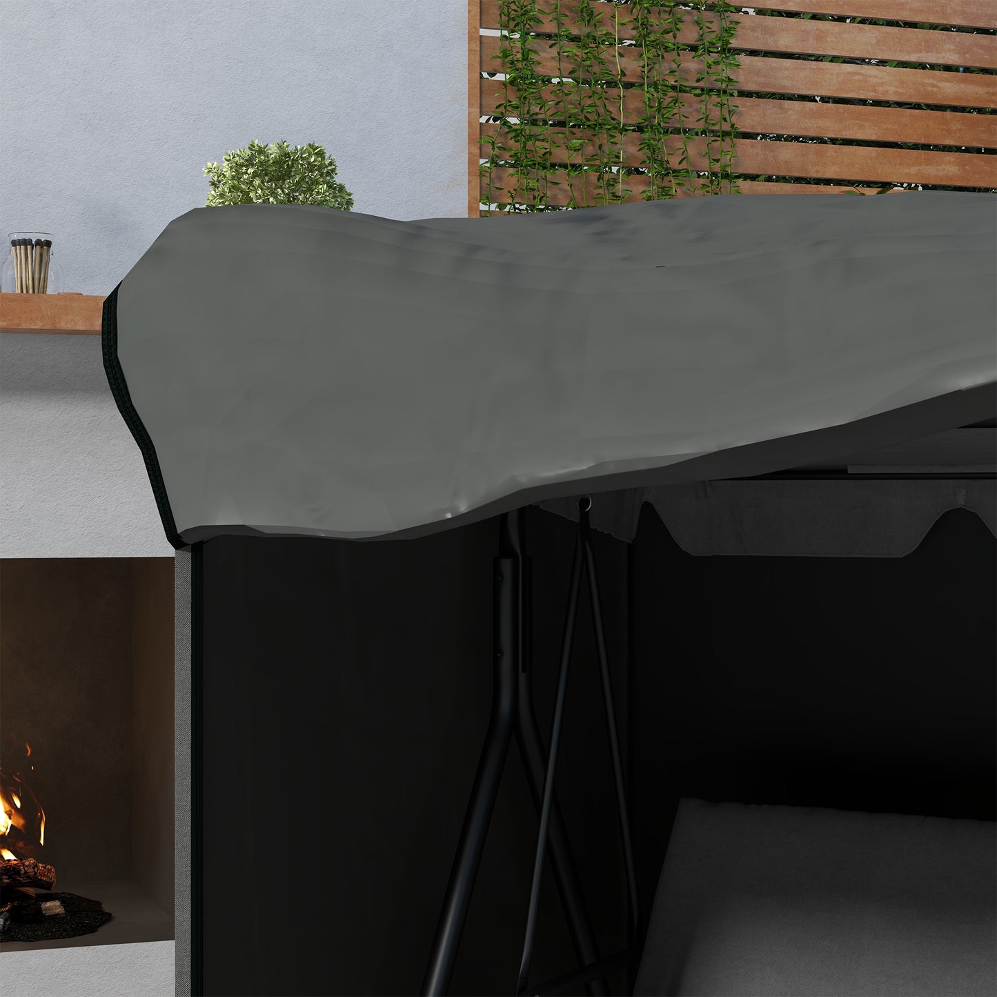 152 x 177cm Three-Seater Swing Chair Protective Cover