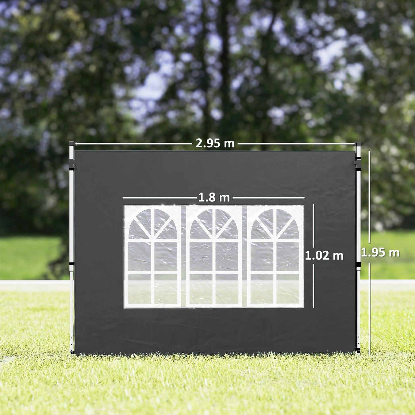Gazebo Side Panels, Sides Replacement with Window