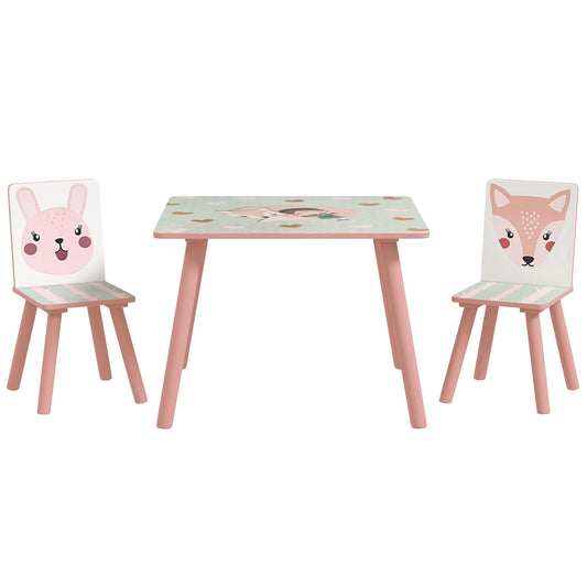 Kids and Table Chairs, Children Desk with Two Chairs