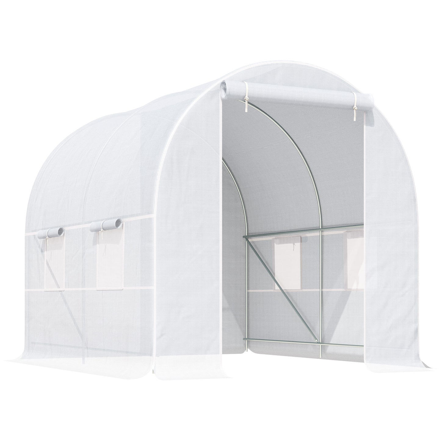 2.5 x 2 x 2 m Polytunnel Greenhouse