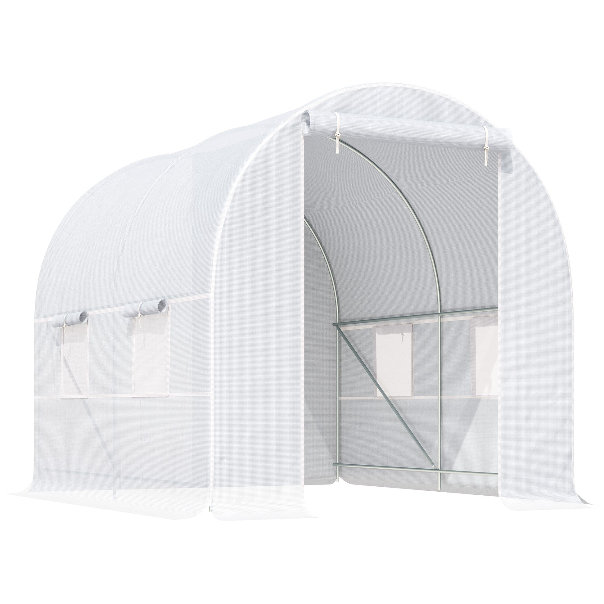 2.5 x 2 x 2 m Polytunnel Greenhouse