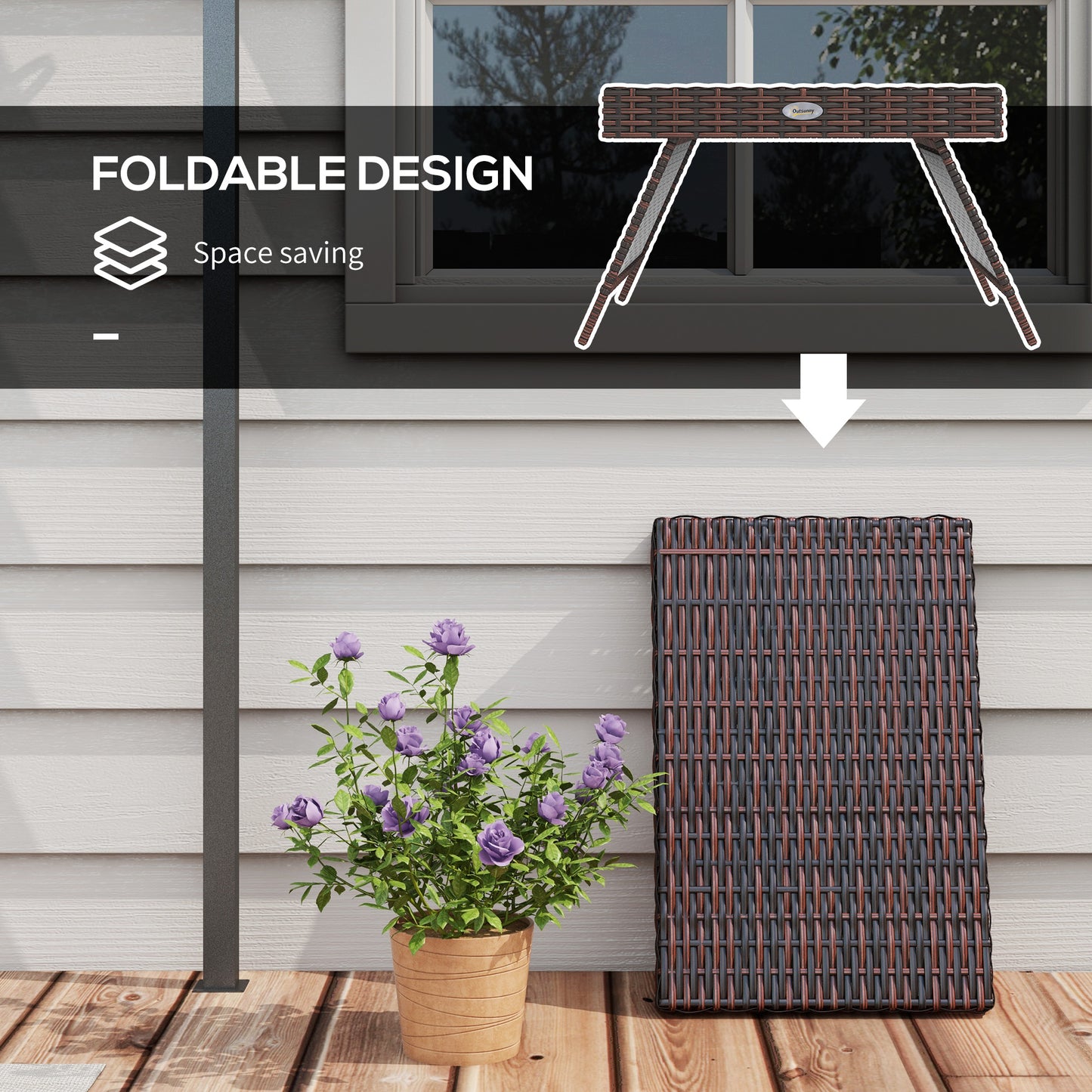 Foldable Outdoor Side Table