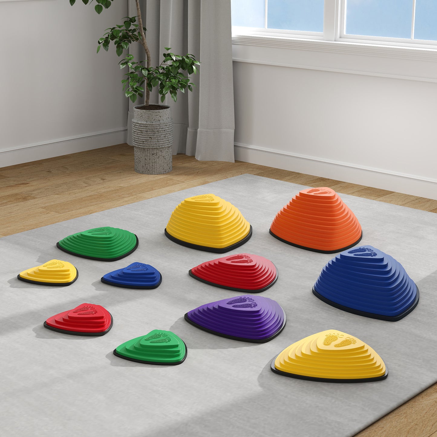 11-Piece Stepping Stones for Kids