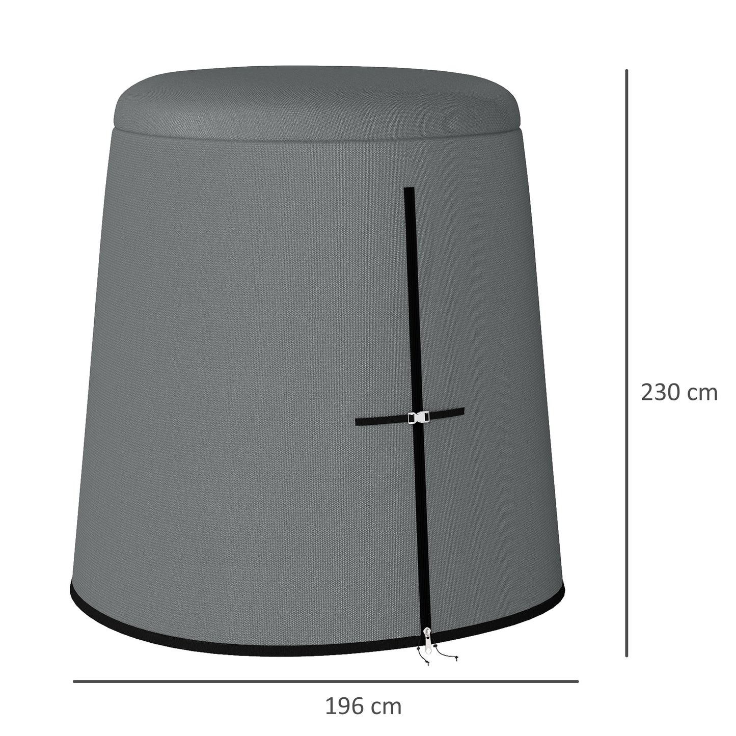 196 x 230 cm Hanging Egg Chair Protective Cover