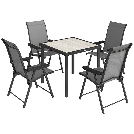 5 Pieces Outdoor Dining Set