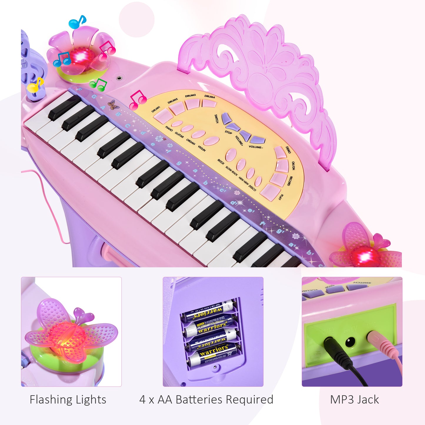 32 Keys Kids Mini Electronic Keyboard Musical Instrument