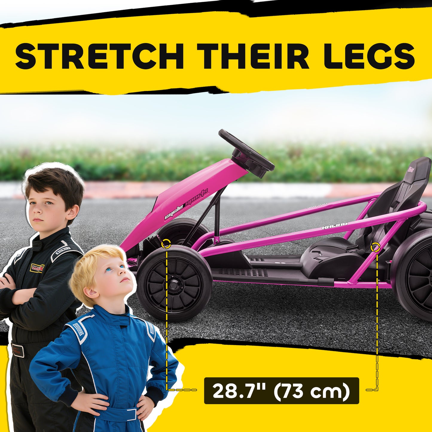 24V Electric Go Kart for Kids