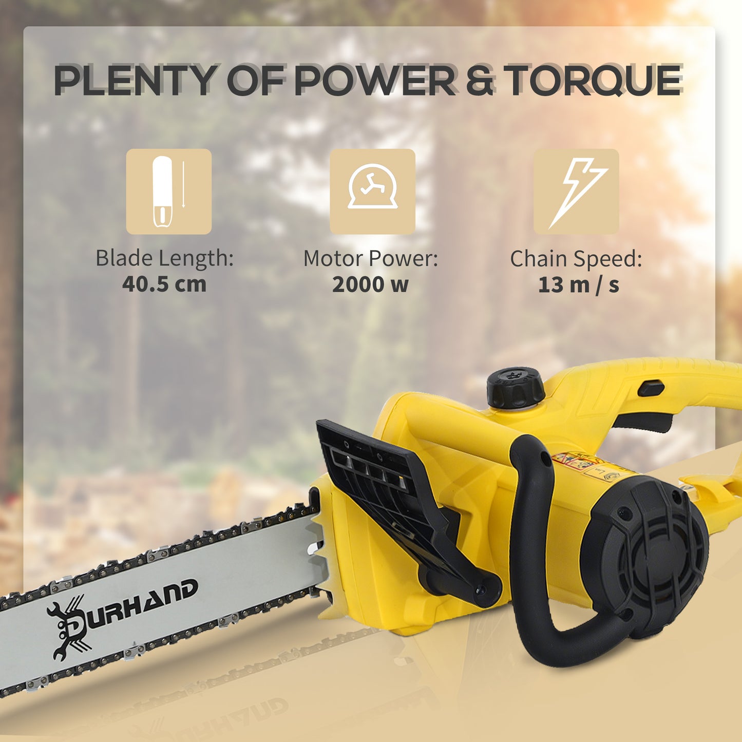 2000W Powerful Electric Chainsaw
