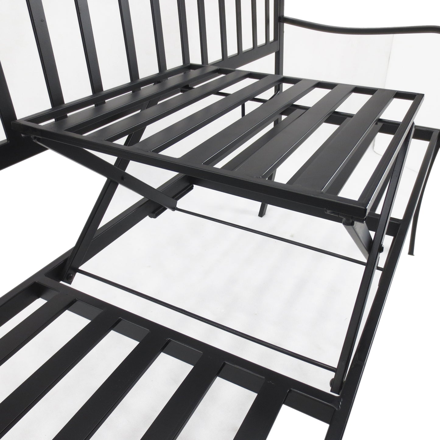 Metal Bench W/Table,  150Lx53Wx95H cm