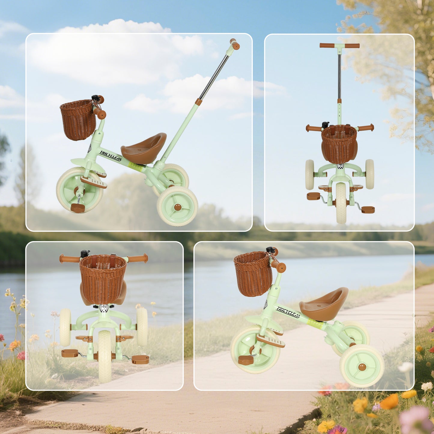 2-In-1 Toddler Trike for 2-5 Years Old