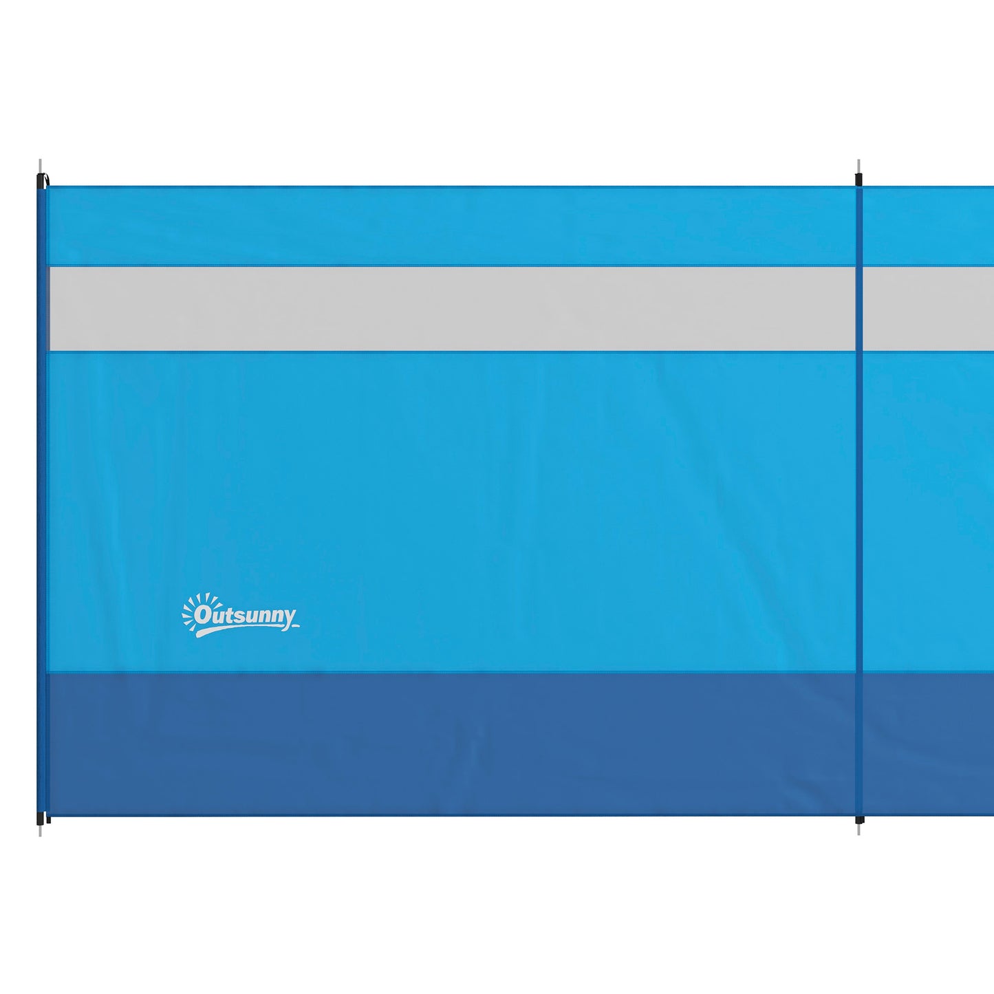 Camping Windbreaker with Clear Windows, Carry Bag and Steel Poles (1)