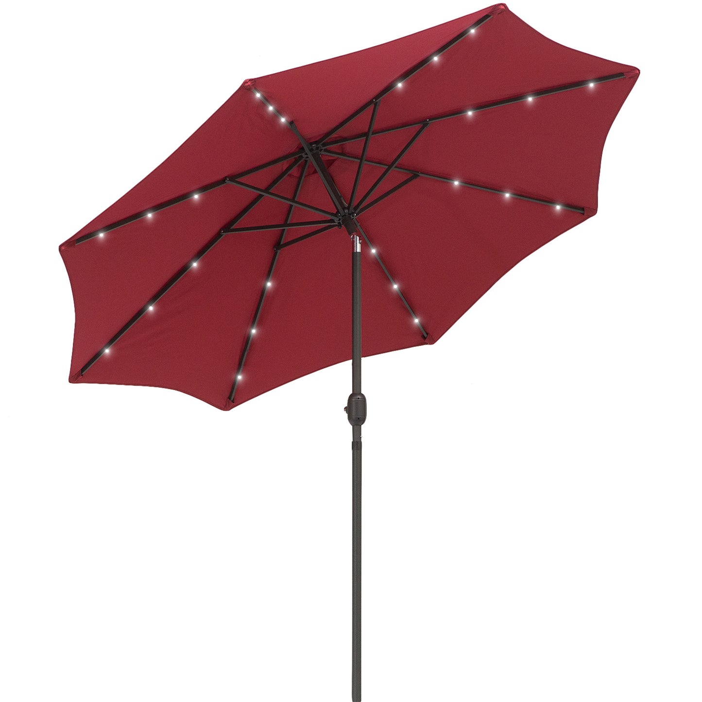 2.7m Patio Garden Umbrella Outdoor Parasol with Tilt Crank