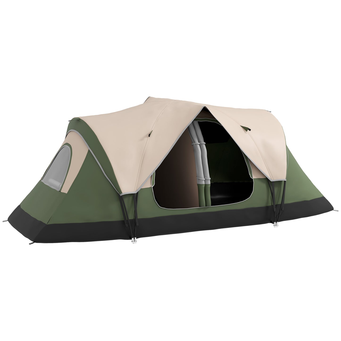 Camping Tent for 6-8 Man with 2000mm Waterproof Rainfly