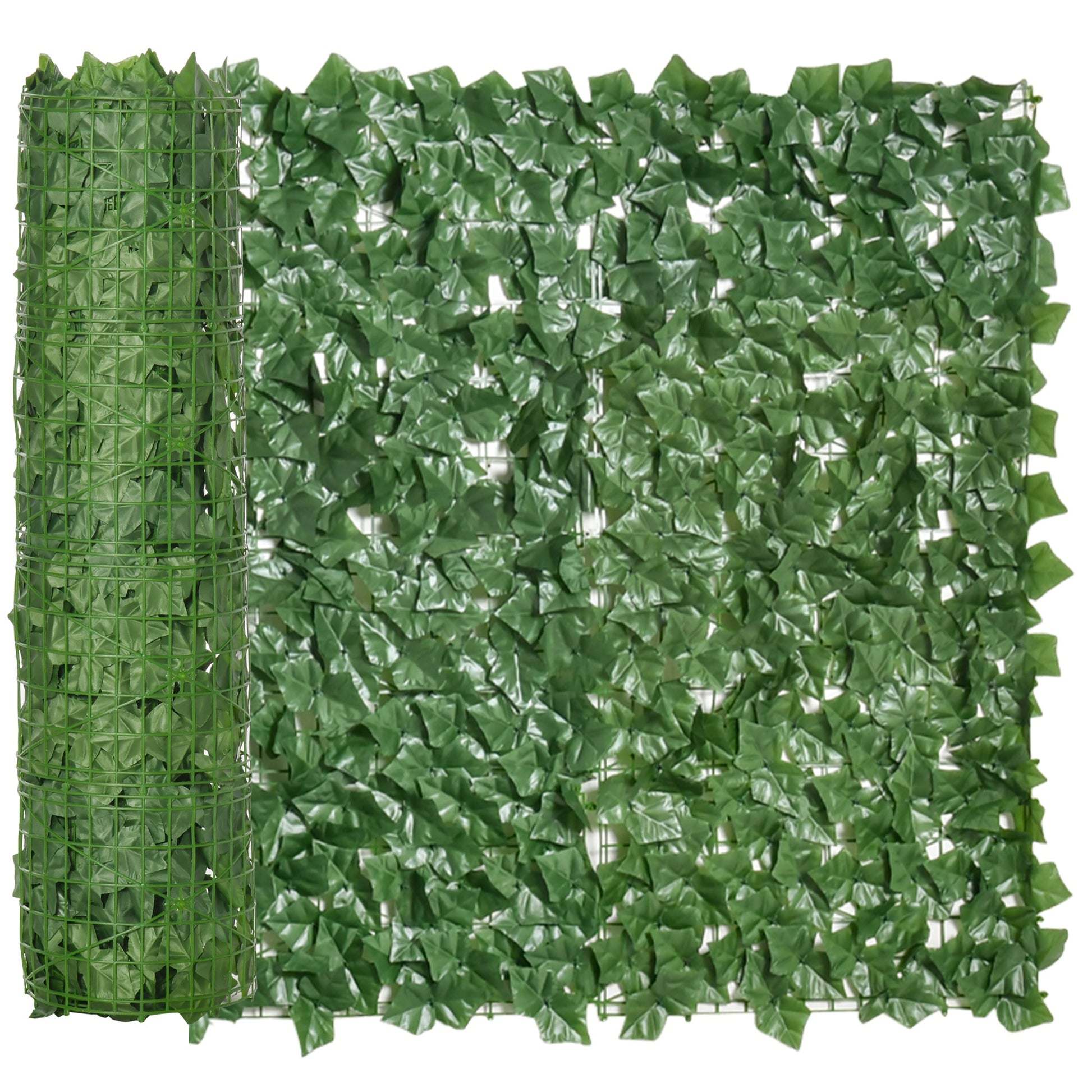 1-Piece Artificial Leaf Hedge Screen Privacy Fence Panel (2)