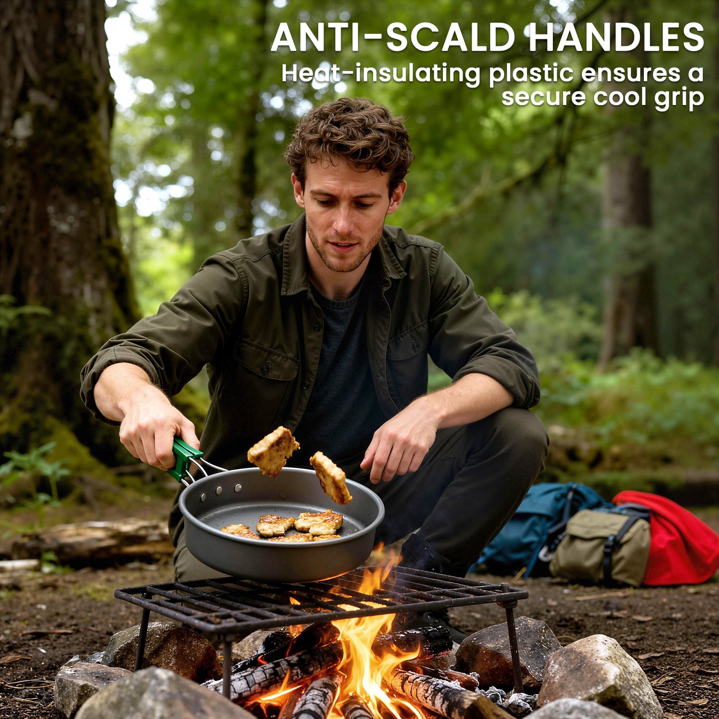 Camping Cookware Set for 4-5 People