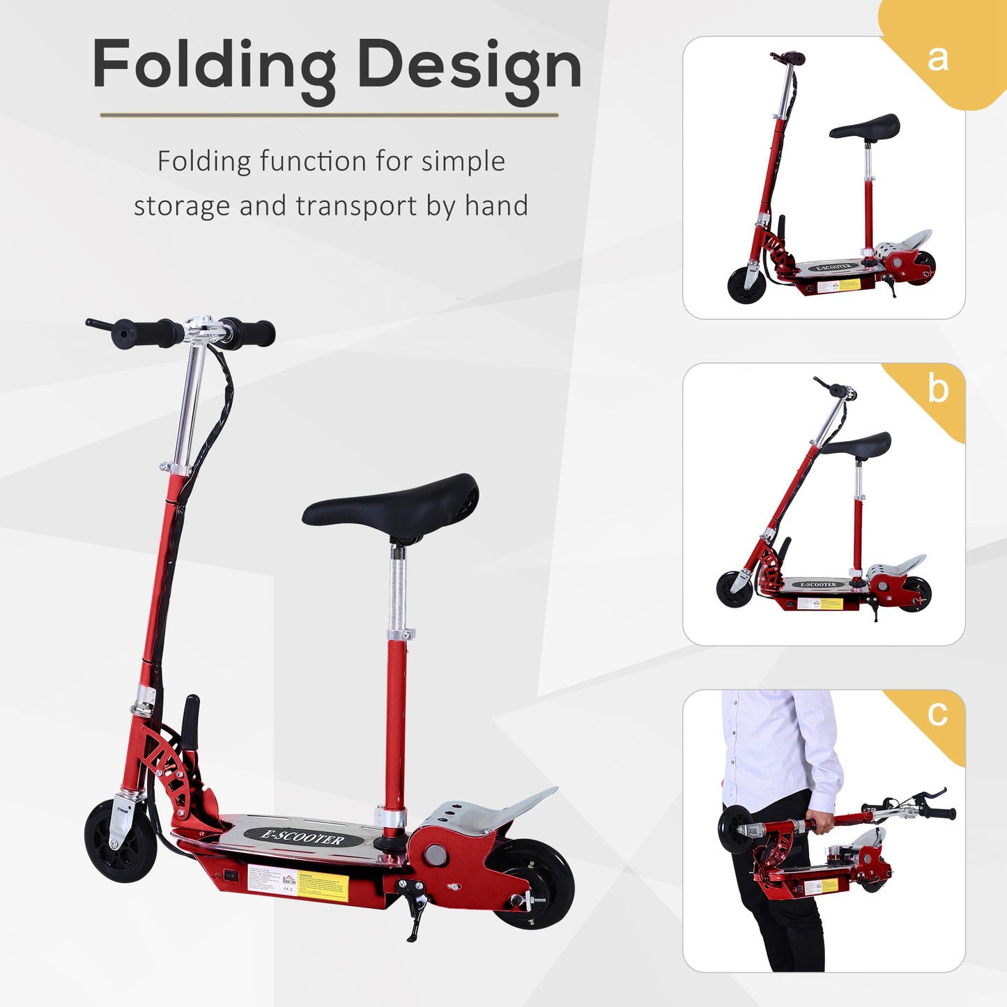 Foldable Electric Scooter for Teens Over 7 years old 12V Battery 120W