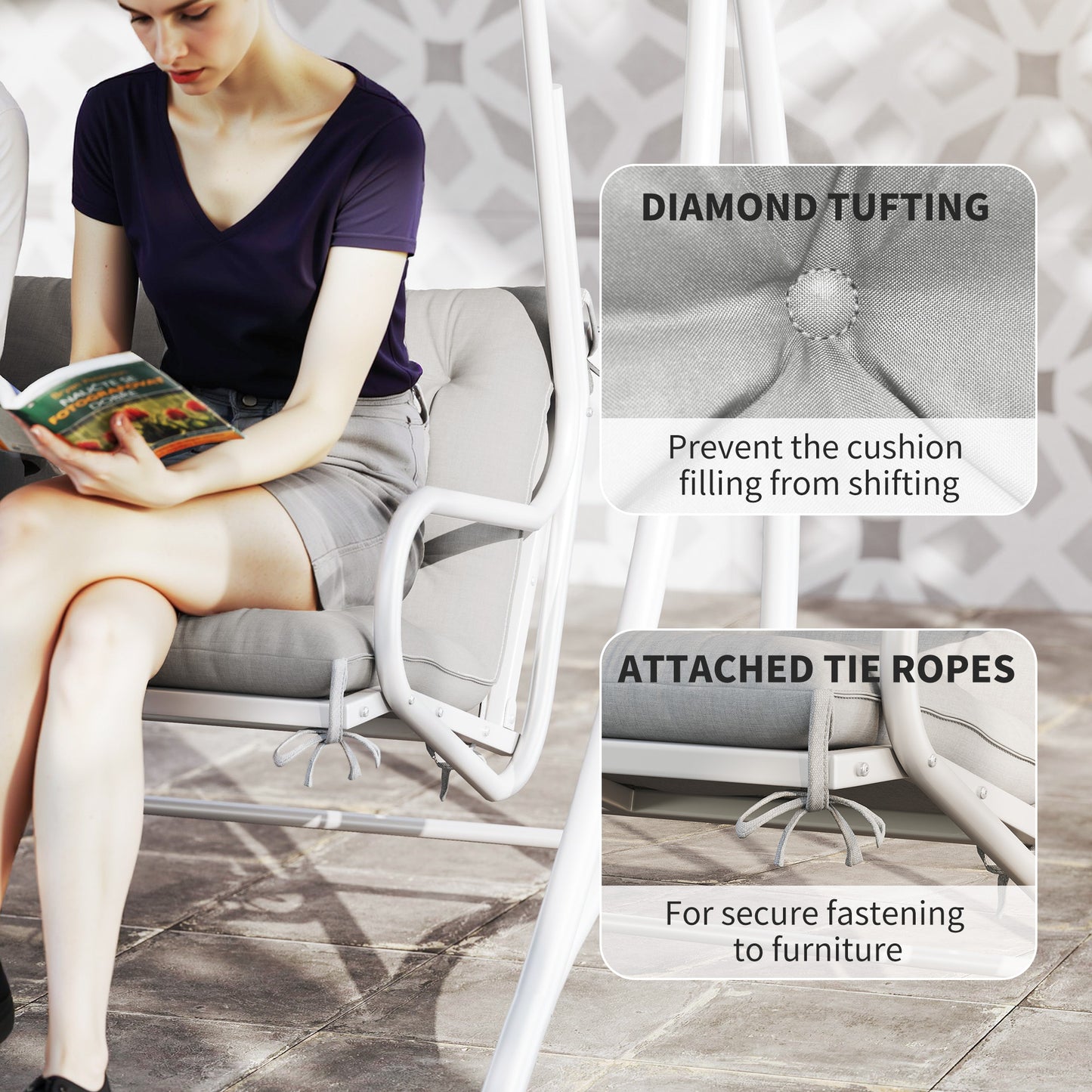 Three-Seater Bench Cushion
