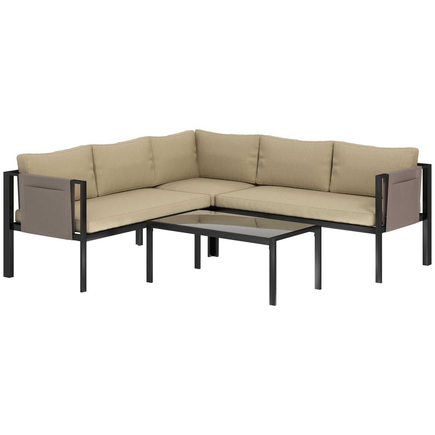 5 Seater Garden Corner Sofa Set