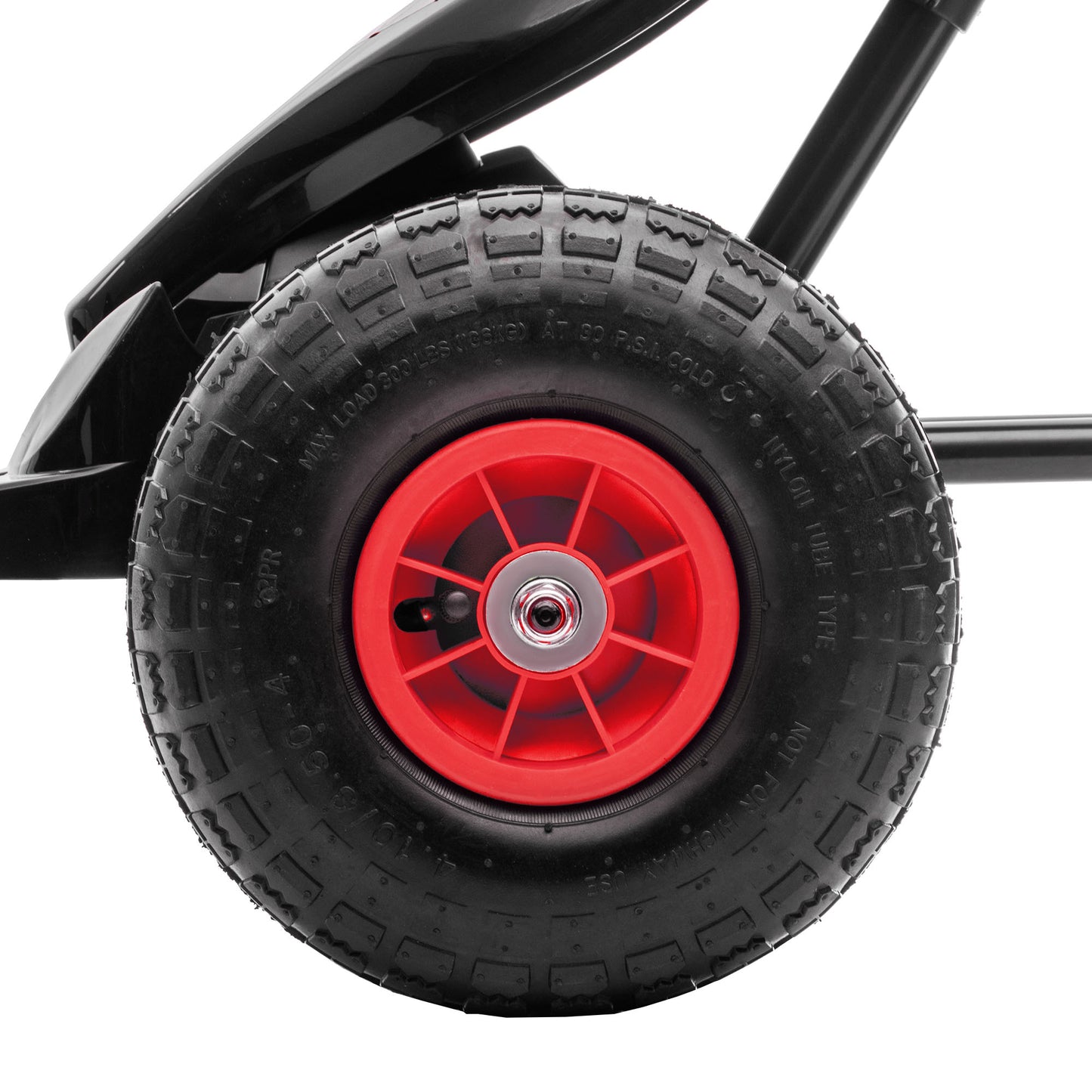 Kids Pedal Go Kart, with Adjustable Seat, Inflatable Tyres